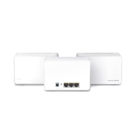 Mercusys | AX3000 Whole Home Mesh WiFi 6 System with PoE | Halo H80X (3-Pack) | 802.11ax | 574+2402 Mbit/s | 10/100/1000 Mbit/s - 2